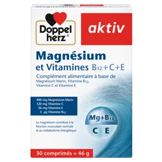 Illustration of the product packaging Doppelherz aktiv Magnésium front view